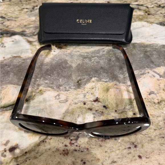 Celine Women's Brown Sunglasses - Picture 2 of 6